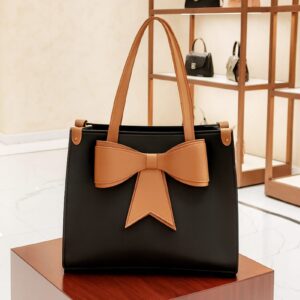 Home butterfly tote (black)
