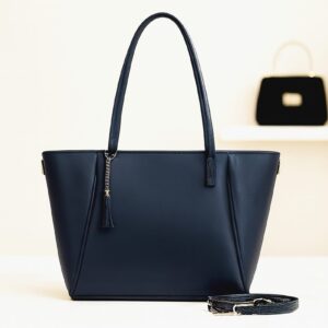 buckle tote (black)