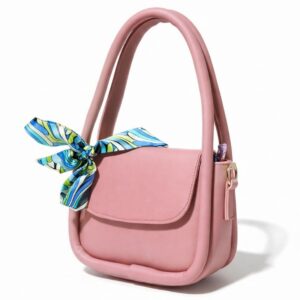 ribbon carossbody (tea pink)